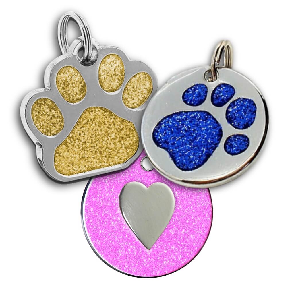 Glitter Dog Tags Glitter Dog Tags