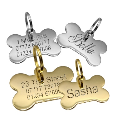 Luxury Bone Dog id Tags Luxury Bone Dog id Tags